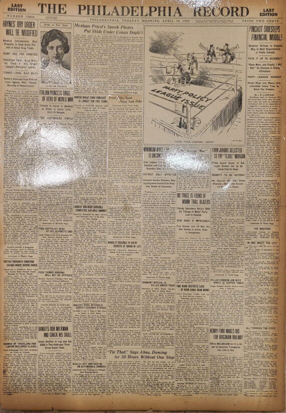 Arthur Conan Doyle Priest Article