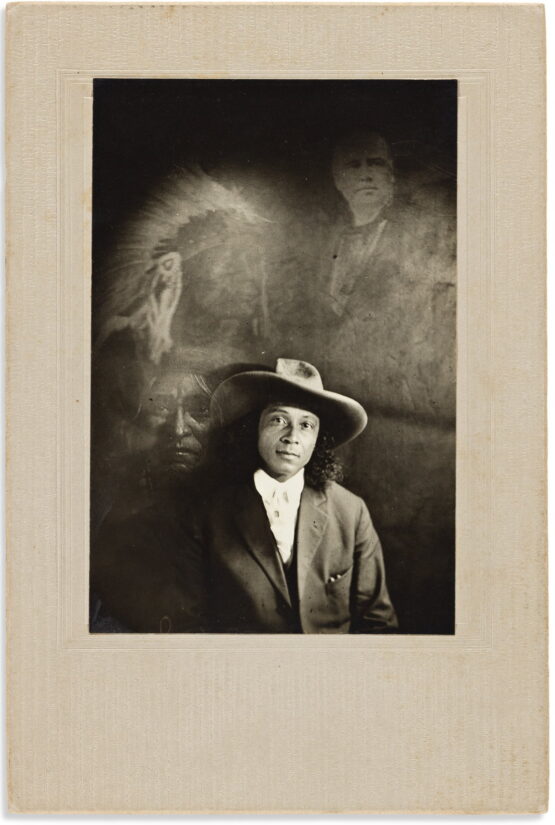 Chief Rheamont & 3 Spirits Spirit Photograph