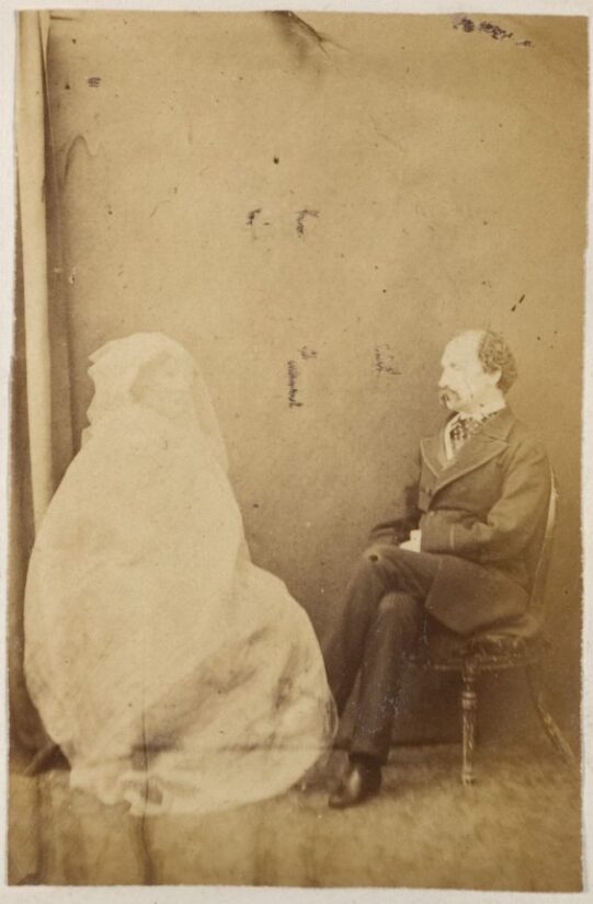 Hudson Unidentified Man and Spirit 2 Spirit Photograph