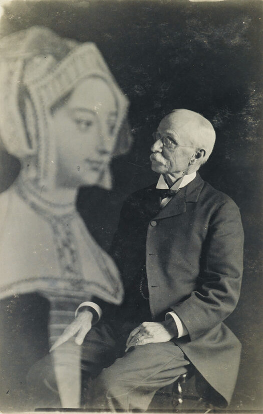 Keeler Man and Spirit Spirit Photograph