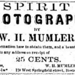 A Standard Spirit Photograph Advertisement