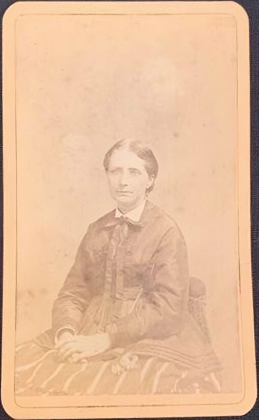 Unknown - Woman and 2 Spirits Spirit Photograph