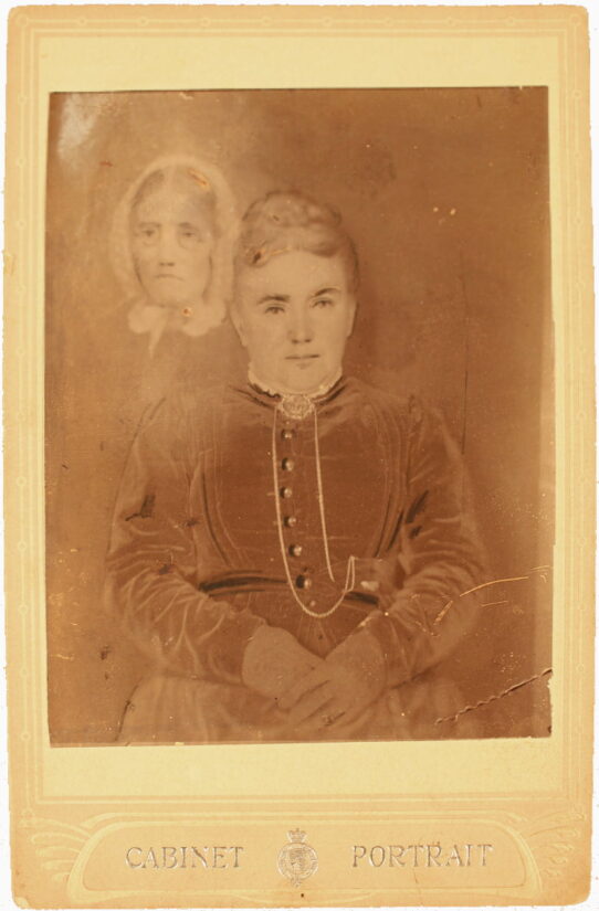 Wyllie - Mrs. James Coates and Spirit Spirit Photograph